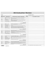 5S: Evaluation Review Form