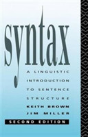 Syntax A Linguistic Introduction to Sentence Structure