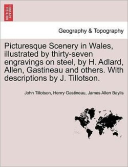 Picturesque Scenery in Wales, Illustrated by Thirty-Seven Engravings on Steel, by H. Adlard, Allen, Gastineau and Others. with Descriptions by J. Tillotson.