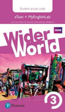 Wider World 3 MyEnglishLab & eBook Students' Access Card