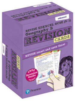 Pearson REVISE Edexcel GCSE Geography B Revision Cards (with free online Revision Guide): For 2024 and 2025 assessments and exams (Revise Edexcel GCSE Geography 16)