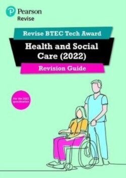 Pearson REVISE BTEC 2022 Tech Award Health and Social Care Revision Guide inc online edition - for 2026, 2027 exams