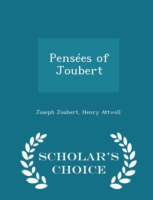 Pensees of Joubert - Scholar's Choice Edition