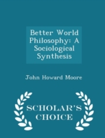 Better World Philosophy