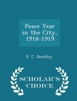 Peace Year in the City, 1918-1919 - Scholar's Choice Edition