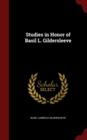 Studies in Honor of Basil L. Gildersleeve