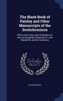 Black Book of Paisley and Other Manuscripts of the Scotichronicon