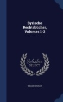 Syrische Rechtsbucher, Volumes 1-2