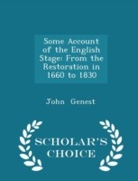 Some Account of the English Stage