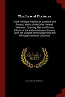 THE LAW OF FIXTURES: IN THE PRINCIPAL RE