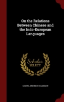 On the Relations Between Chinese and the Indo-European Languages