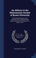 Address to the Philermenian Society of Brown University
