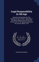 Legal Responsibility in Old Age