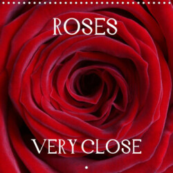 Roses Very Close (Wall Calendar 2023 300 × 300 mm Square)