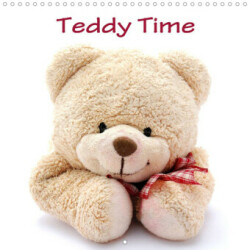 Teddy Time (Wall Calendar 2023 300 × 300 mm Square)