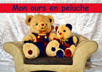 Mon ours en peluche (Calendrier mural 2023 DIN A4 horizontal)