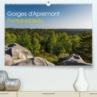 Gorges d'Apremont - Fontainebleau (Premium, hochwertiger DIN A2 Wandkalender 2023, Kunstdruck in Hochglanz)