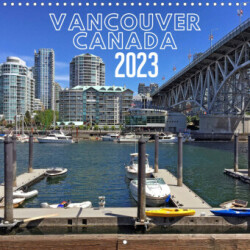 Vancouver Canada (Wall Calendar 2023 300 × 300 mm Square)