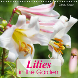 Lilies in the Garden (Wall Calendar 2023 300 × 300 mm Square)