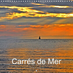 Carrés de Mer (Calendrier mural 2023 300 × 300 mm Square)