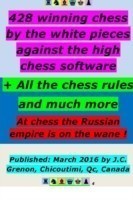 Replay 428 Winning Chess with the White Pieces Against the High Chess Software + All the Chess Rules and Much More