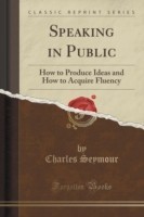 Speaking in Public How to Produce Ideas and How to Acquire Fluency (Classic Reprint)