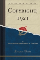 Copyright, 1921 (Classic Reprint)