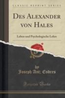 Des Alexander Von Hales