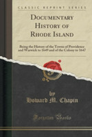 Documentary History of Rhode Island