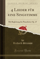 4 Lieder Fur Eine Singstimme