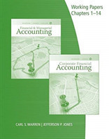  Working Papers, Chapters 1-14 for Warren/Jones/Tayler's Financial &  Managerial Accounting, 15th