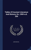 TABLES OF ANCIENT LITERATURE AND HISTORY