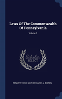 LAWS OF THE COMMONWEALTH OF PENNSYLVANIA