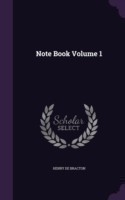 Note Book Volume 1