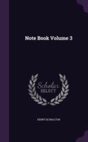 Note Book Volume 3