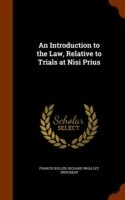 Introduction to the Law, Relative to Trials at Nisi Prius