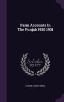Farm Accounts in the Punjab 1930 1931