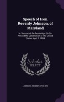 Speech of Hon. Reverdy Johnson, of Maryland