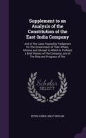 Supplement to an Analysis of the Constitution of the East-India Company