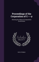Proceedings of the Corporation of C----Y