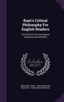 Kant's Critical Philosophy for English Readers