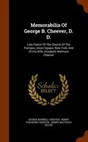 Memorabilia of George B. Cheever, D. D.