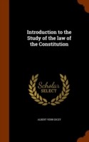 Introduction to the Study of the Law of the Constitution