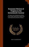 Economic History of Virginia in the Seventeenth Century