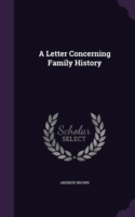 Letter Concerning Family History