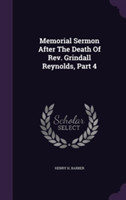 MEMORIAL SERMON AFTER THE DEATH OF REV.