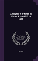 Analysis of Strikes in China, from 1918 to 1926