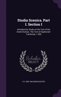 Studia Scenica. Part I. Section I