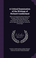 Critical Examination of the Writings of Richard Cumberland