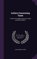 Letters Concerning Taste